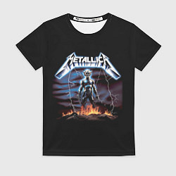 Футболка женская Metallica - neon fantasy, цвет: 3D-принт