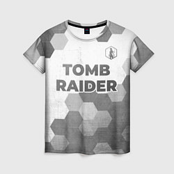 Футболка женская Tomb Raider - white gradient посередине, цвет: 3D-принт