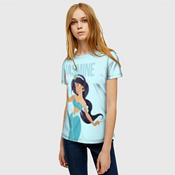 Футболка женская Jasmine princess - big pictures, цвет: 3D-принт — фото 2