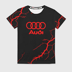 Футболка женская Audi storm, цвет: 3D-принт