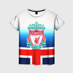 Футболка женская Liverpool Англия, цвет: 3D-принт
