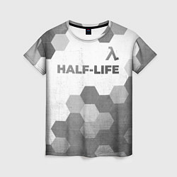 Женская футболка Half-Life - white gradient посередине