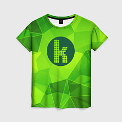 Футболка женская The Killers green poly, цвет: 3D-принт