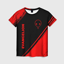 Футболка женская Evangelion - red gradient вертикально, цвет: 3D-принт
