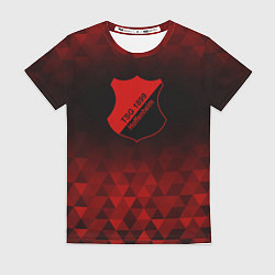 Футболка женская Hoffenheim red poly, цвет: 3D-принт