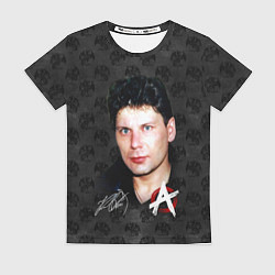 Футболка женская Юрий Хой из Сектор газа, цвет: 3D-принт