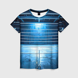 Футболка женская Синий ринг, цвет: 3D-принт