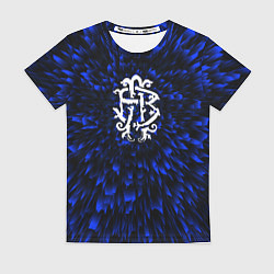 Футболка женская Nickelback blue energy, цвет: 3D-принт