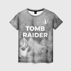 Футболка женская Tomb Raider - grey gradient посередине, цвет: 3D-принт