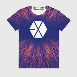 Футболка женская Exo red energy, цвет: 3D-принт