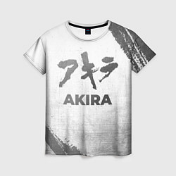 Футболка женская Akira - white gradient, цвет: 3D-принт
