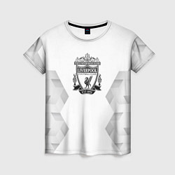Футболка женская Liverpool white poly, цвет: 3D-принт