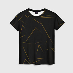 Футболка женская Color yellow line, цвет: 3D-принт
