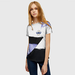 Футболка женская Плавание спортивное, цвет: 3D-принт — фото 2