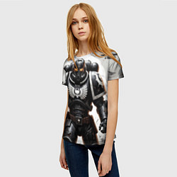 Футболка женская Warhammer 40k космодесант, цвет: 3D-принт — фото 2
