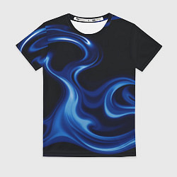 Футболка женская Color blue smoke, цвет: 3D-принт