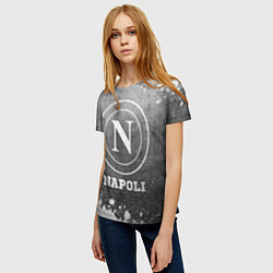 Футболка женская Napoli - grey gradient, цвет: 3D-принт — фото 2
