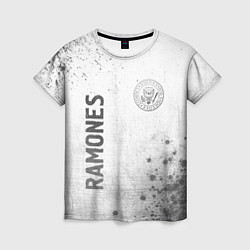 Футболка женская Ramones - white gradient вертикально, цвет: 3D-принт