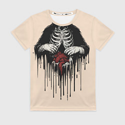 Футболка женская Опасные руки, цвет: 3D-принт