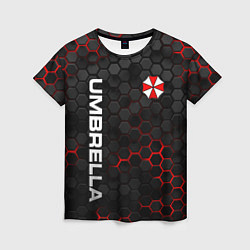 Футболка женская Амбрелла - плиты с подсветкой, цвет: 3D-принт