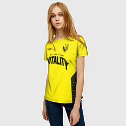 Футболка женская Flamez - Vitality CS2, цвет: 3D-принт — фото 2