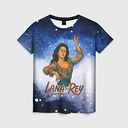 Футболка женская Lana Del Rey танцует, цвет: 3D-принт