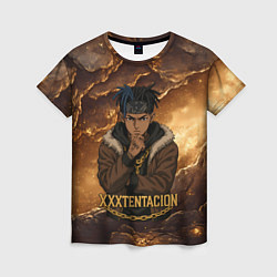 Футболка женская XXXTentacion anime style, цвет: 3D-принт