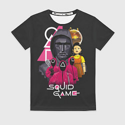 Футболка женская Squid Game арт, цвет: 3D-принт