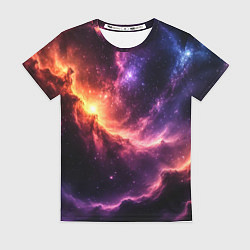 Футболка женская Фантастические космические туманы, цвет: 3D-принт