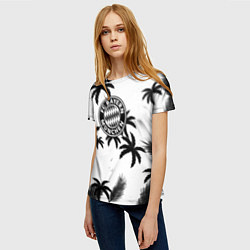 Футболка женская Бавария Мюнхен тропики, цвет: 3D-принт — фото 2