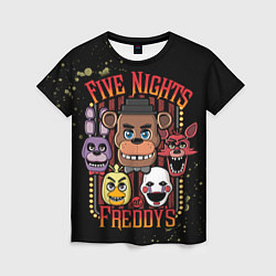 Футболка женская Five Nights At Freddy's, цвет: 3D-принт