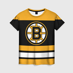 Футболка женская Boston Bruins, цвет: 3D-принт