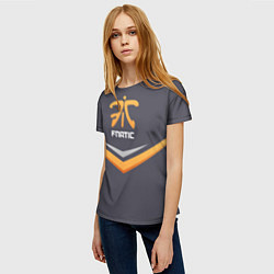 Футболка женская Fnatic Arrows, цвет: 3D-принт — фото 2