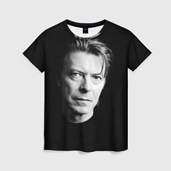 Футболка женская David Bowie: Black Face, цвет: 3D-принт