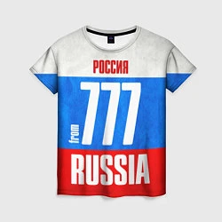Футболка женская Russia: from 777, цвет: 3D-принт