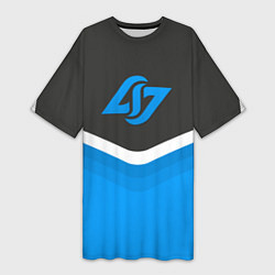 Футболка женская длинная CLG Uniform, цвет: 3D-принт