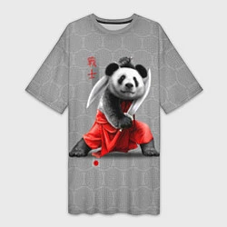 Женская длинная футболка Master Panda