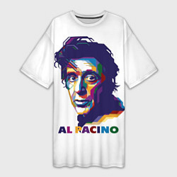Футболка женская длинная Al Pacino, цвет: 3D-принт