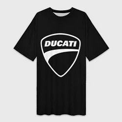 Женская длинная футболка Ducati
