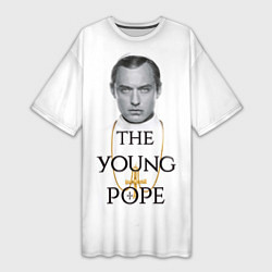 Футболка женская длинная The Young Pope, цвет: 3D-принт
