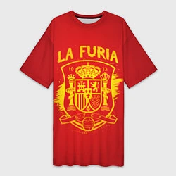 Женская длинная футболка La Furia