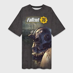 Женская длинная футболка Fallout 76