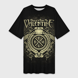 Женская длинная футболка Bullet For My Valentine