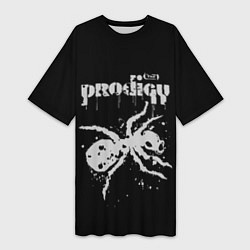 Футболка женская длинная The Prodigy The Ant, цвет: 3D-принт