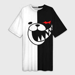 Футболка женская длинная MONOKUMA, цвет: 3D-принт