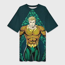 Женская длинная футболка Aquaman
