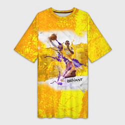 Футболка женская длинная Kobe Bryant, цвет: 3D-принт