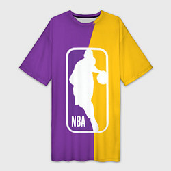 Футболка женская длинная NBA Kobe Bryant, цвет: 3D-принт