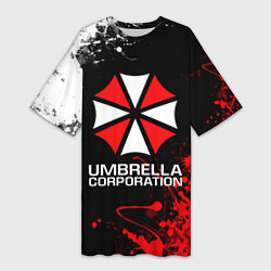 Футболка женская длинная UMBRELLA CORPORATION, цвет: 3D-принт