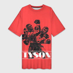 Футболка женская длинная Tyson, цвет: 3D-принт